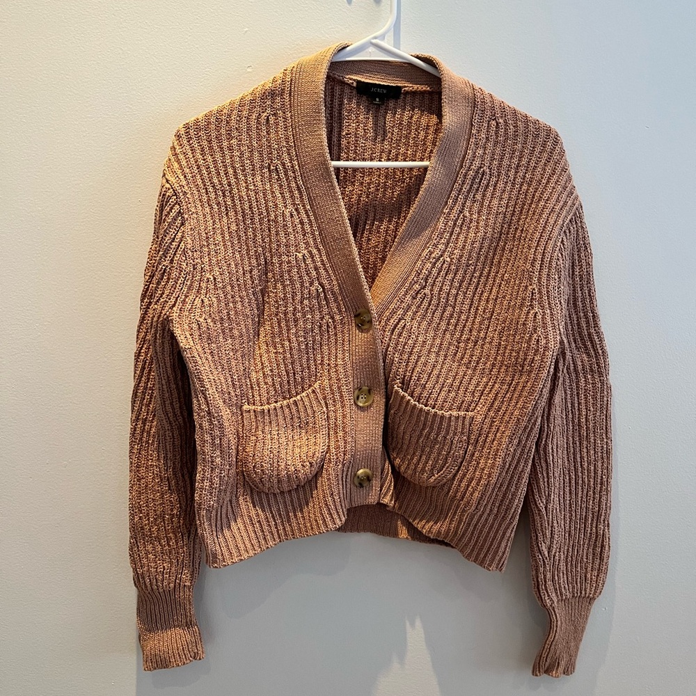 Women's Blush Sweater with Button Detail
